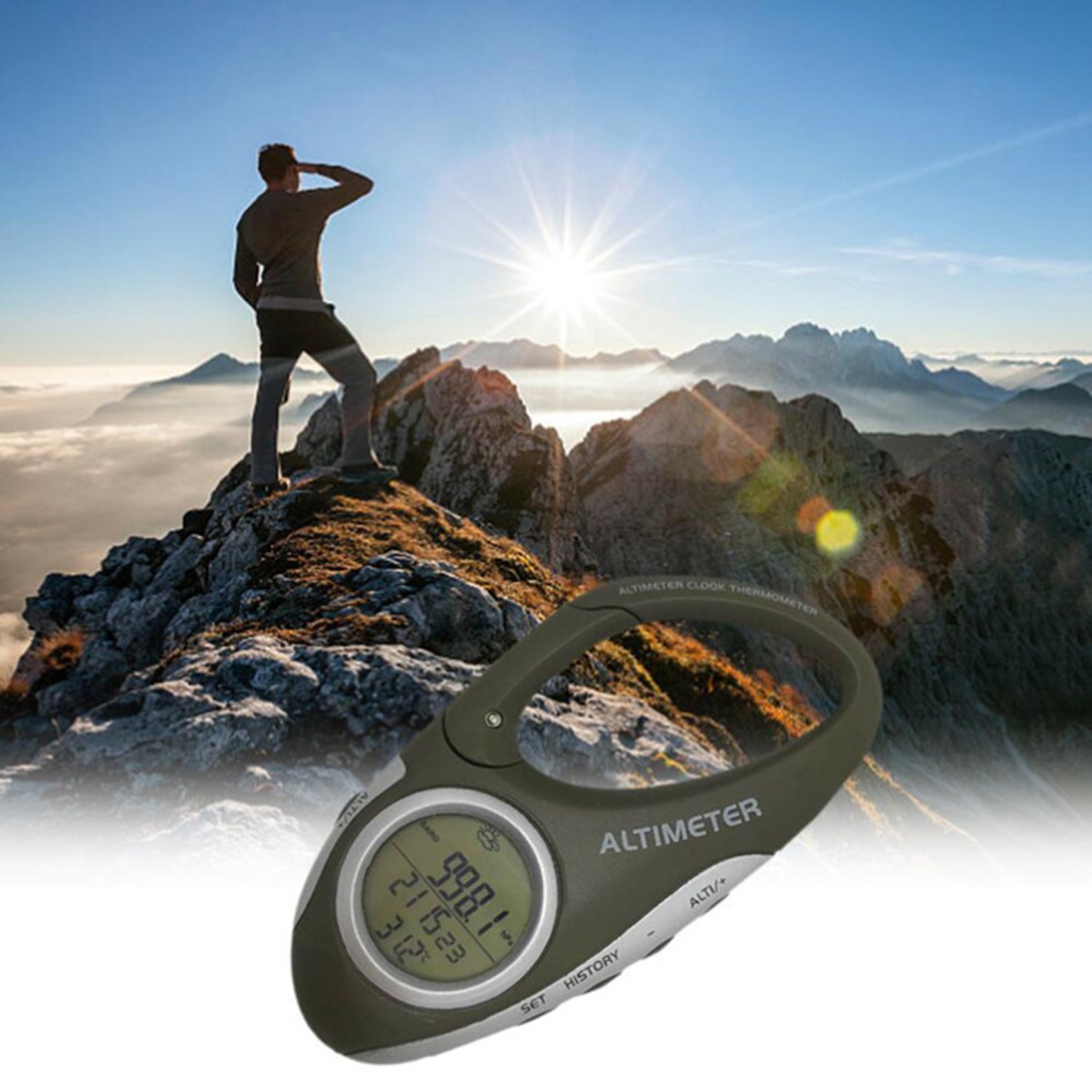 Electronic Altimeter Carabiner - Electronics And Gadgets With A บทวิจารณ์และราคา