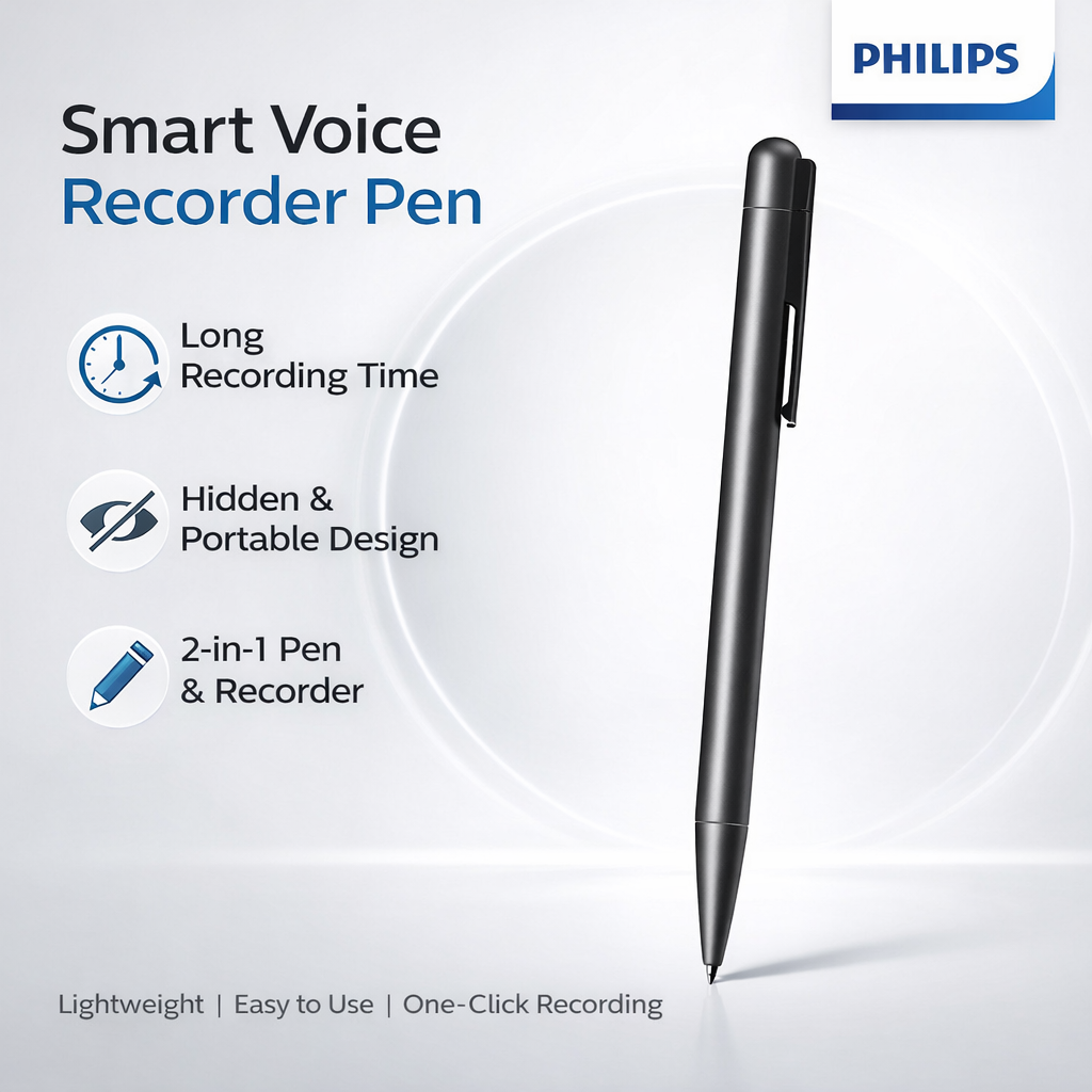 Philips Voice Recorder Pen AI  - Voice Recorder Pen บทวิจารณ์และราคา