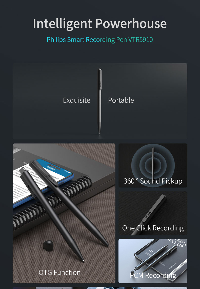 Philips Voice Recorder Pen AI  - Voice Recorder Pen บทวิจารณ์และราคา